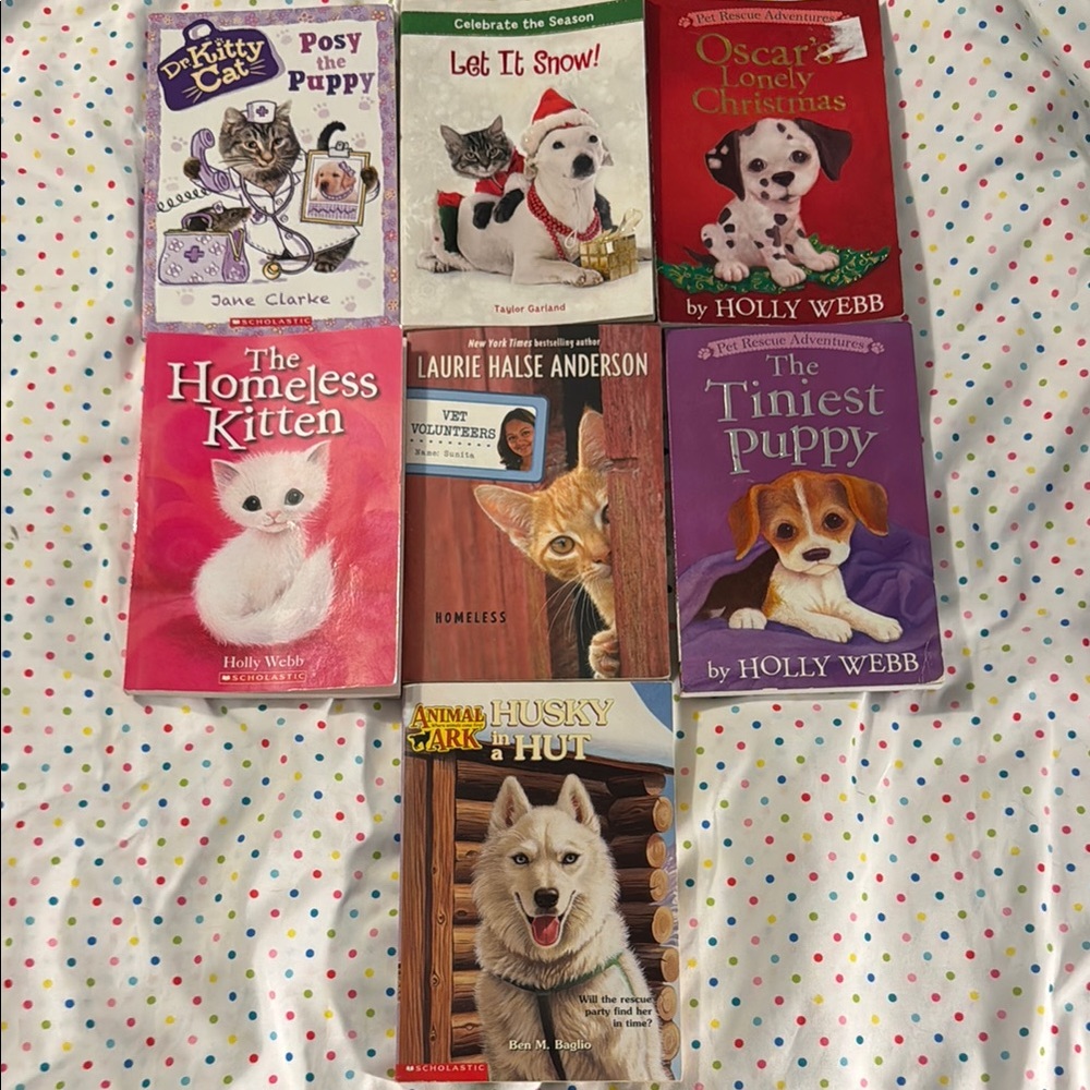 Set of 7 Adorable Animal Books Gently Used